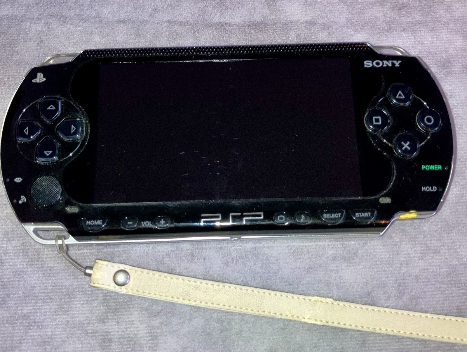 Sony PSP-1001 Handheld Console Bundle Tested W/Charger PSP-120 Remote Car Charge