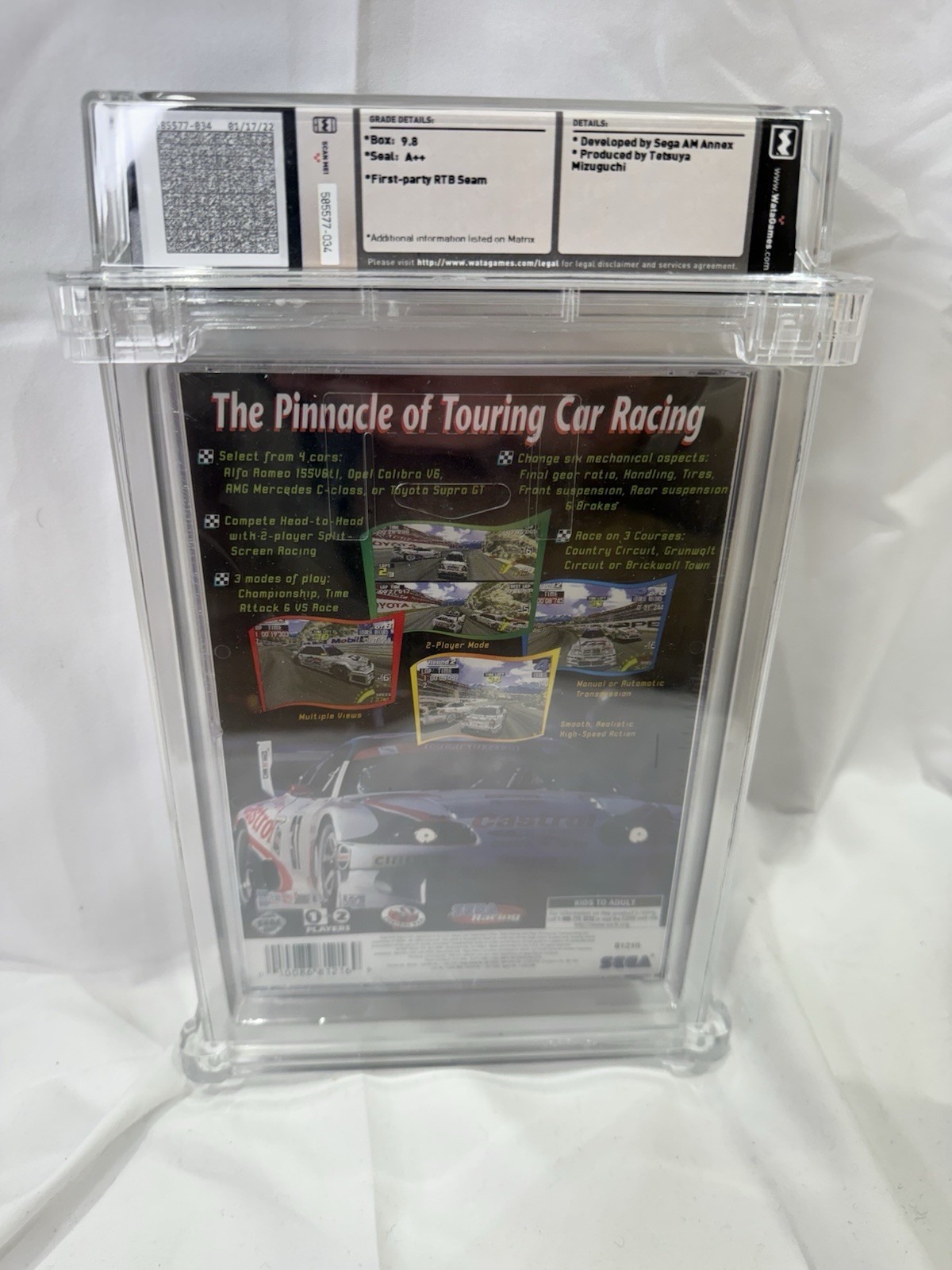 Sega Touring Car Championship (Sega Saturn, 1997) WATA 9.8 A++