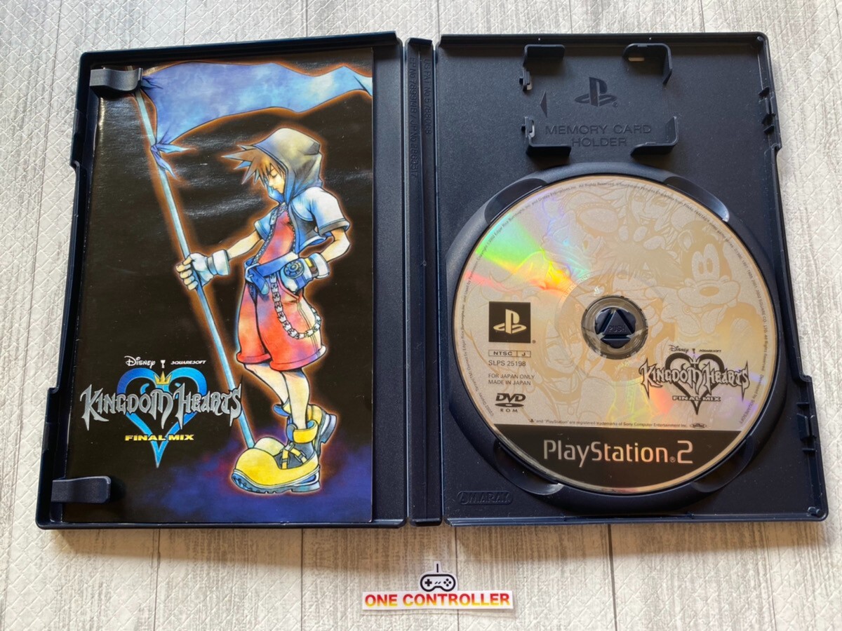 SONY PS2 Kingdom Hearts Ⅰ＆Ⅱ & Final Mix & Finding Nemo & Disney Sea from Japan
