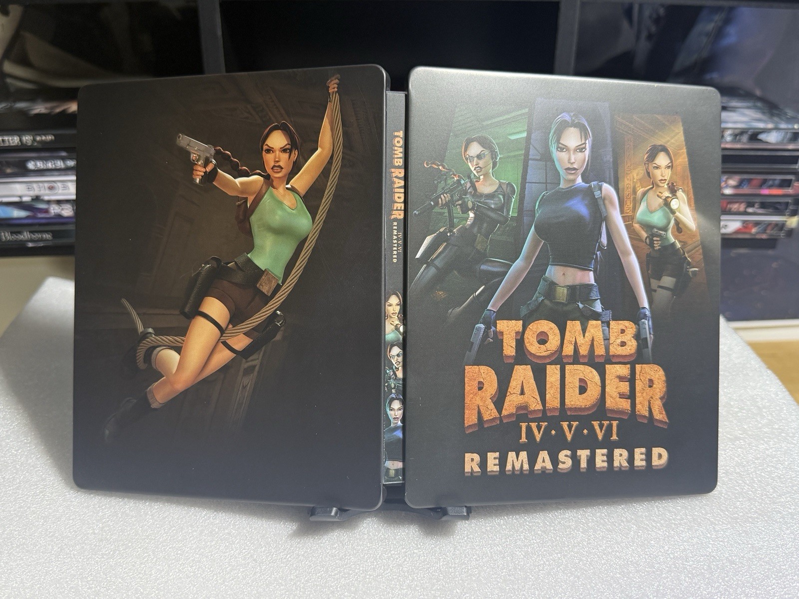Tomb Raider IV. V .VI Remastered Custom Steelbook/Steelup Case PS4/PS5/Xbox