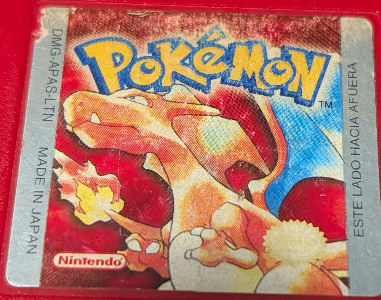 Pokemon Edicion Roja DMG-APAS-LTN Mexico Lat Am Spanish Game Boy New Battery