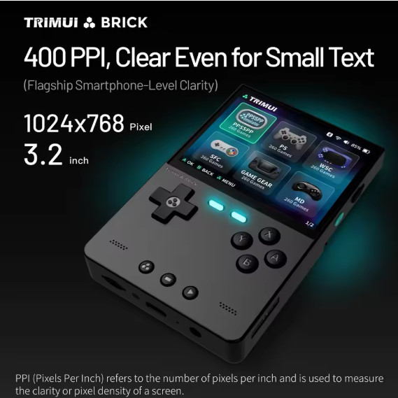 TRIMUI BRICK Handheld Game Console 3.2” IPS Screen Linux System