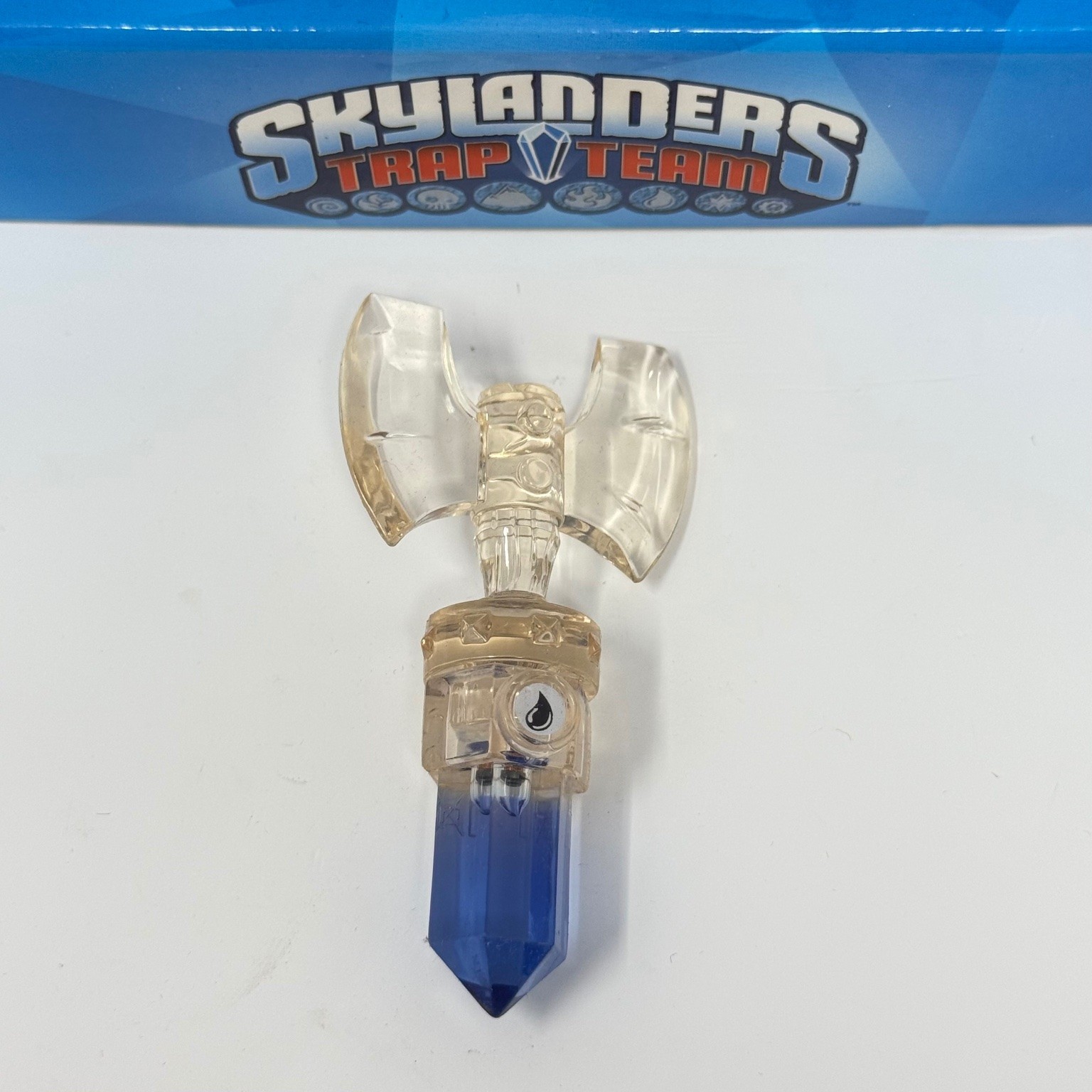 Skylanders Trap Team Water Element Axe Faded Trap Universal