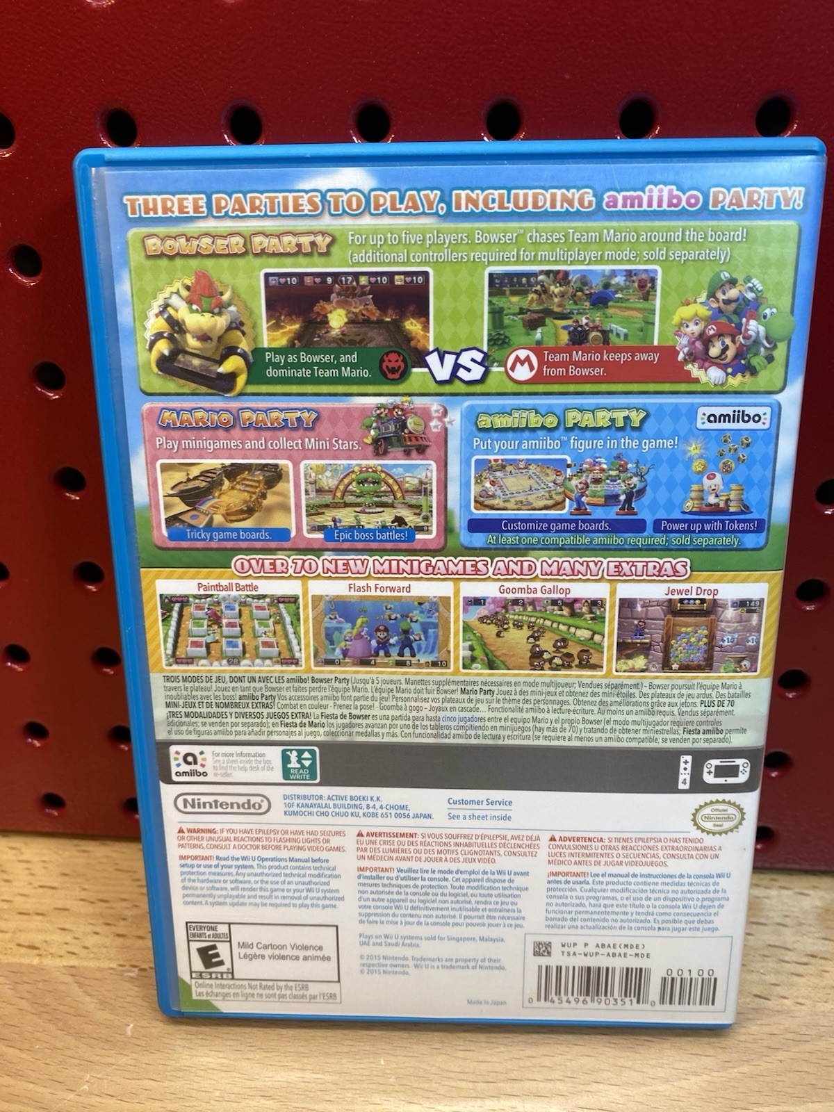 Wii U Mario Kart 8 & Mario Party 10 LOT Nintendo CIB TESTED FREE SHIPPING