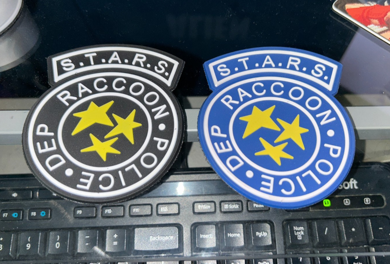 Resident Evil Lot of 2 Patch – STARS Raccoon Police Dept. – S.T.A.R.S. Hook Back