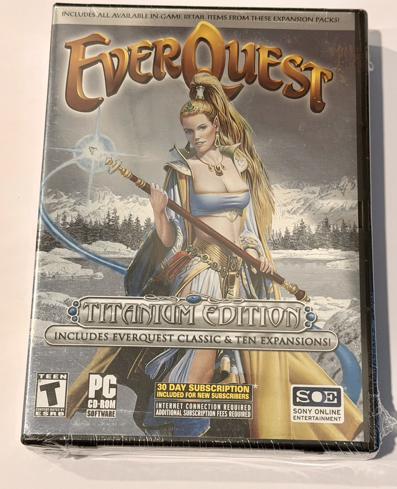 Factory Sealed EverQuest Titanium Edition PC Original 2006 SOE Release RARE NEW