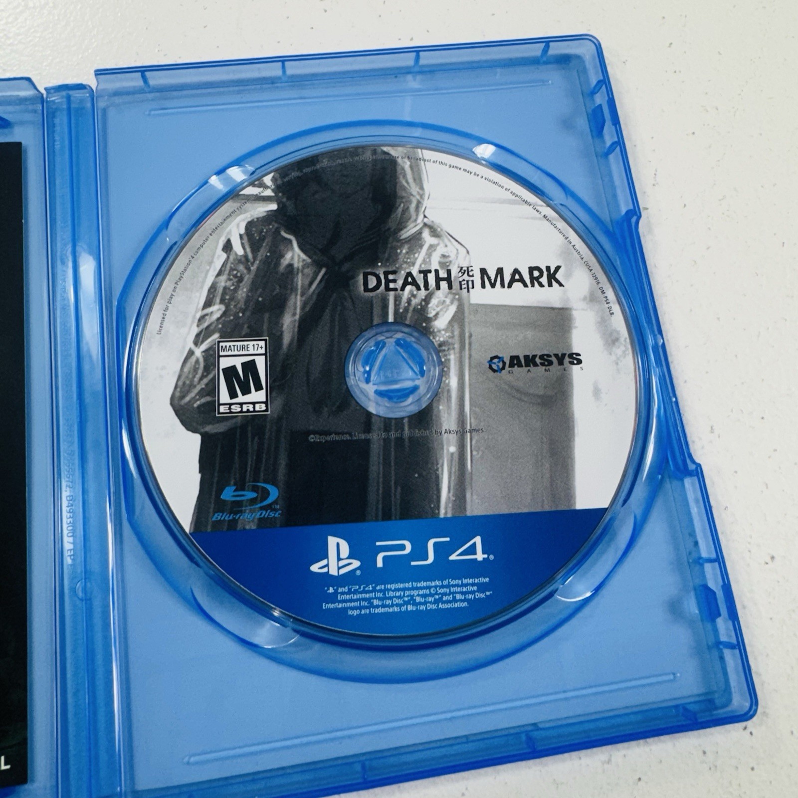 Death Mark Sony PlayStation 4 Aksys TESTED & COMPLETE With Manual