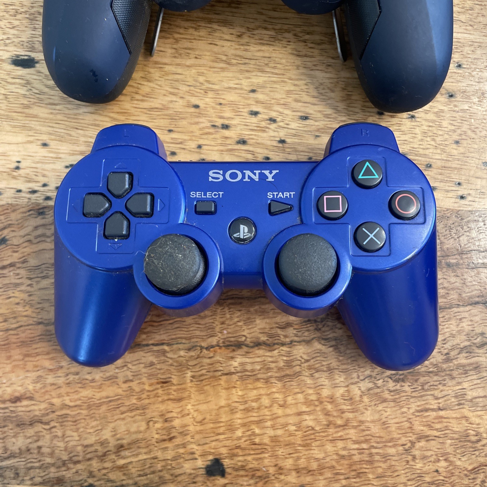 Lot Of 6 PlayStation Controllers Various Models/Colors Untested Selling As Is!