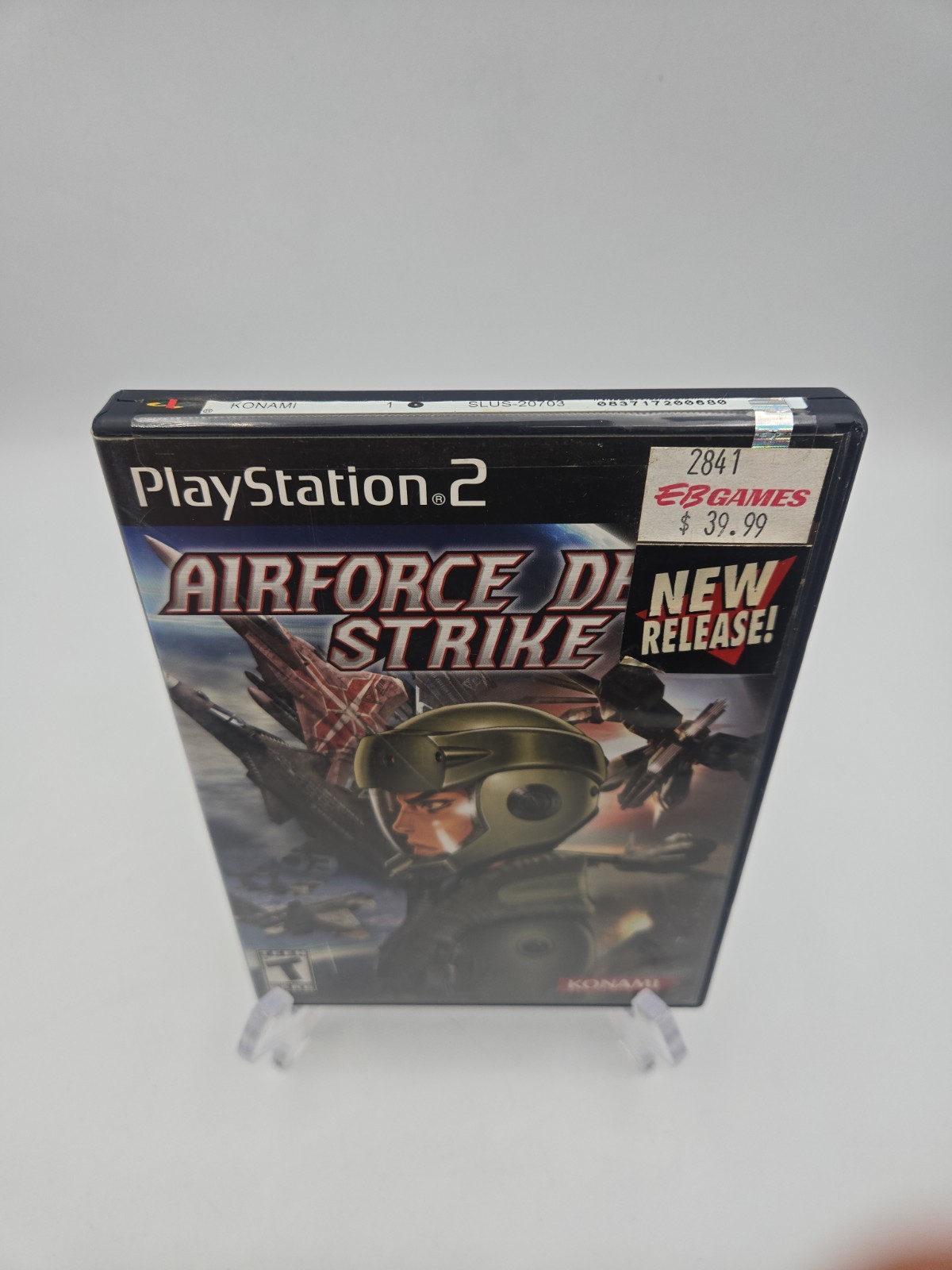 AirForce Delta Strike (Sony PlayStation 2, 2004) CIB Tested Konami No Manual