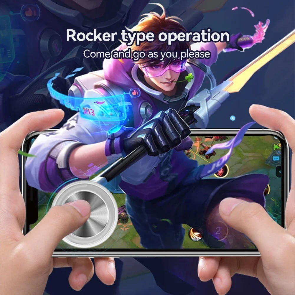 Mobile Gaming Joystick Metal Button Controller Trigger for iPhone Android