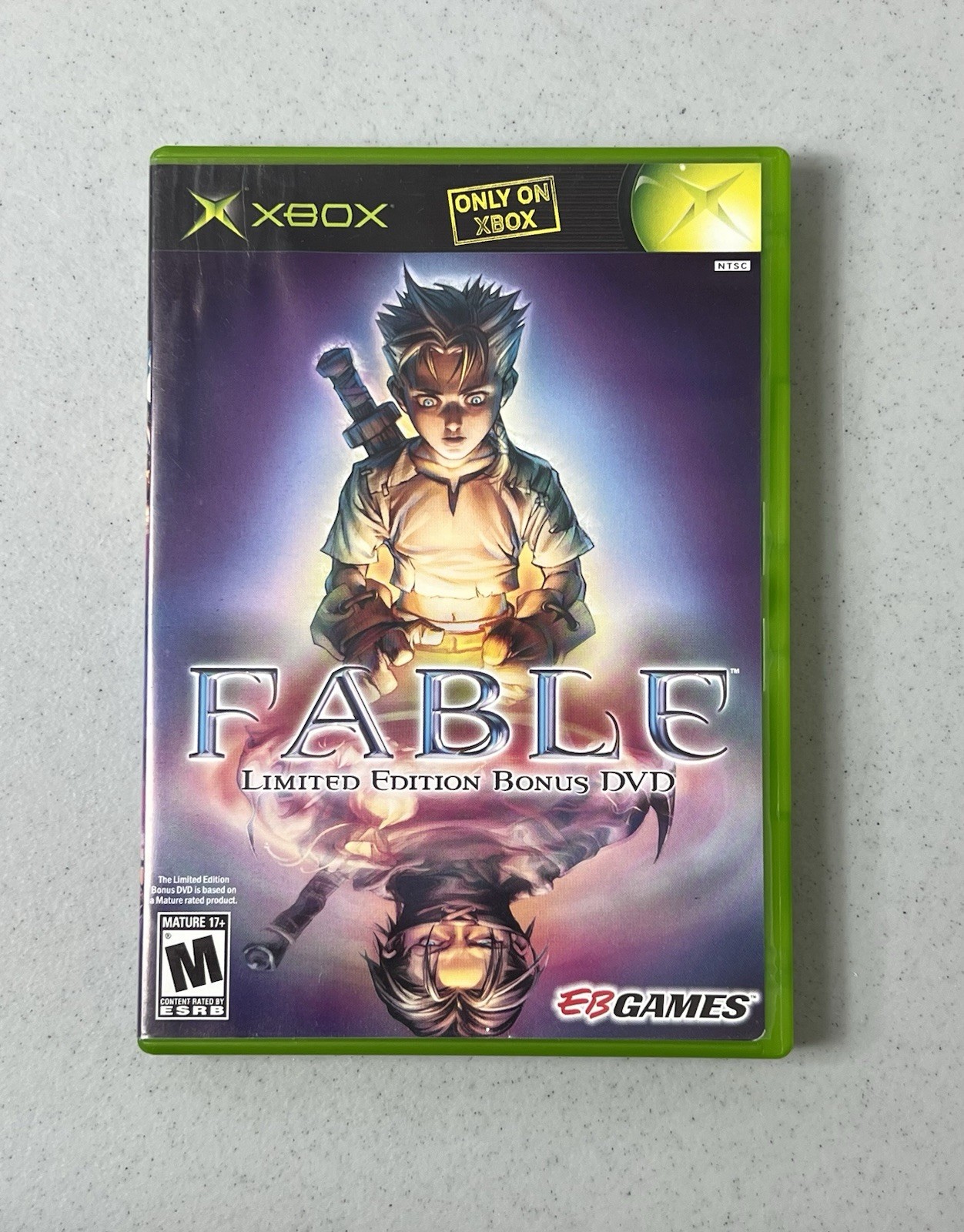 FABLE: Limited Edition Bonus DVD 2004 Microsoft Xbox COMPLETE – VG Condition