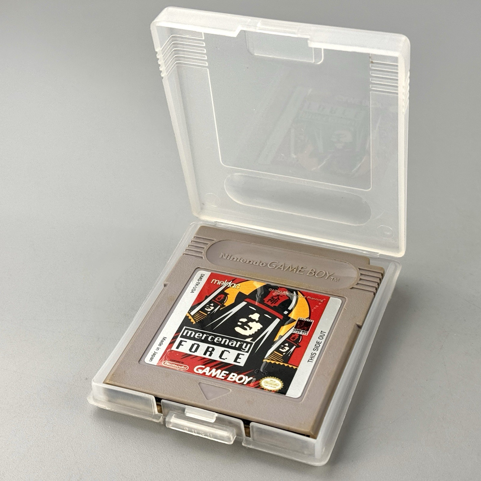 Mercenary Force (Nintendo Game Boy, 1990) Authentic, Cleaned Pins, Tested