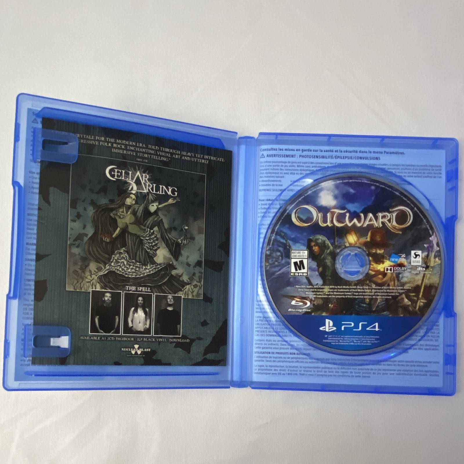 Deep Silver Outward PS4 M Role Playing Multiplayer Online NTSC-U/C Case Disc