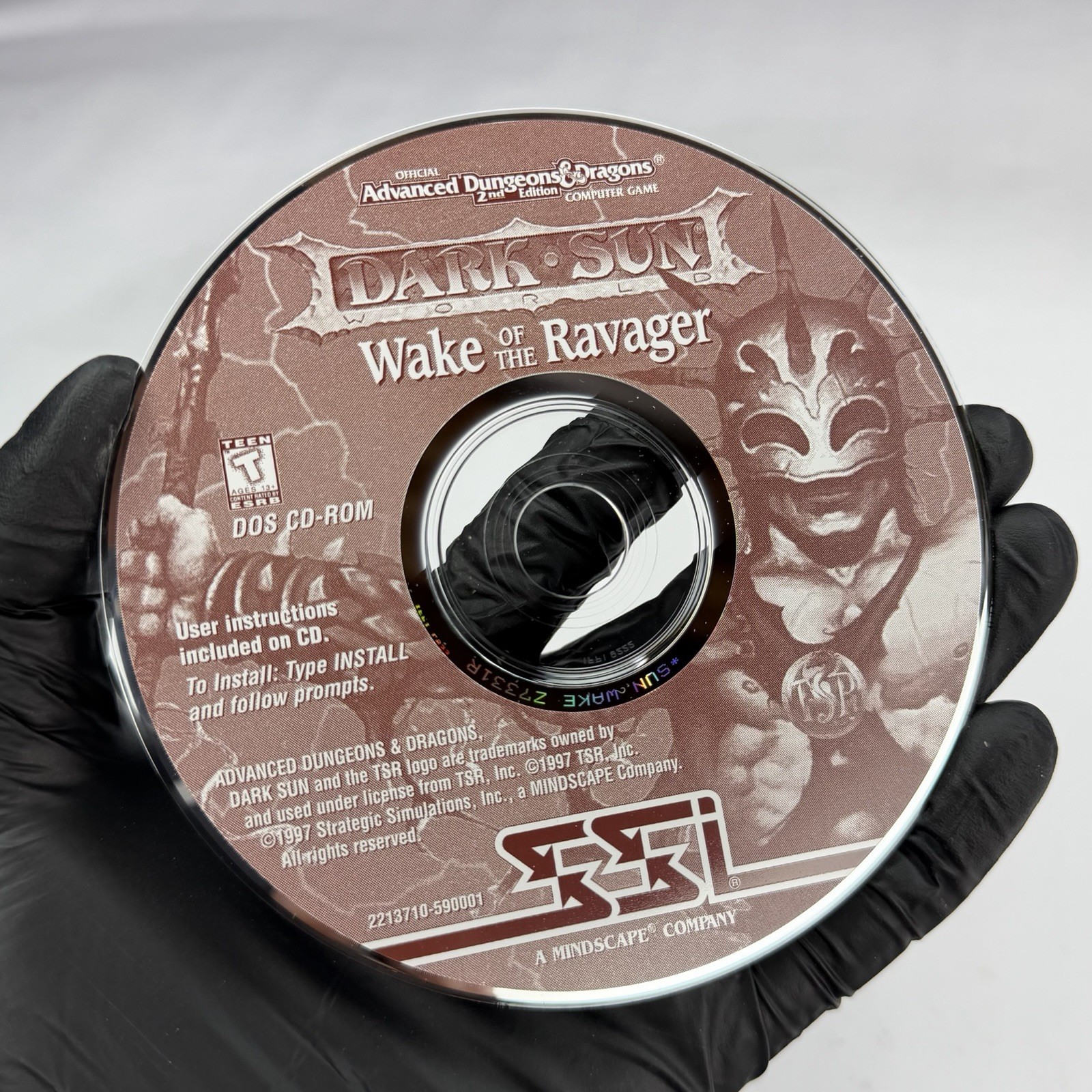 Dungeons & Dragons 2nd Edition Dark Sun Wake of the Ravager PC CD – INCOMPLETE