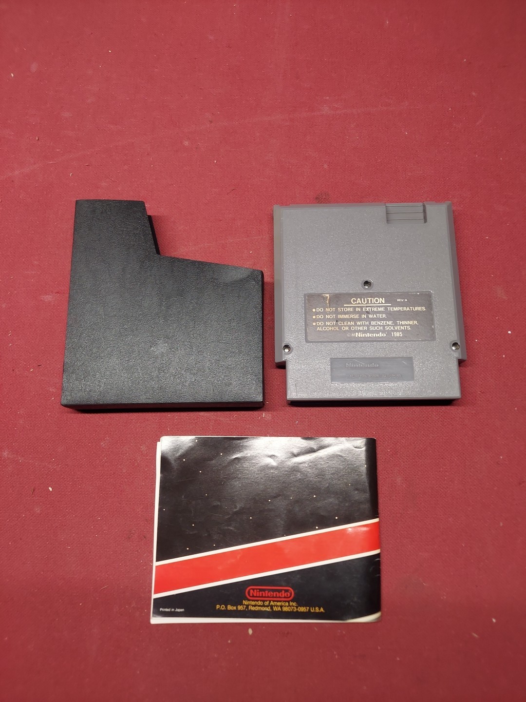 Nintendo NES Super Mario Bros Duck Hunt Game Instruction Booklet Manual Sleeve