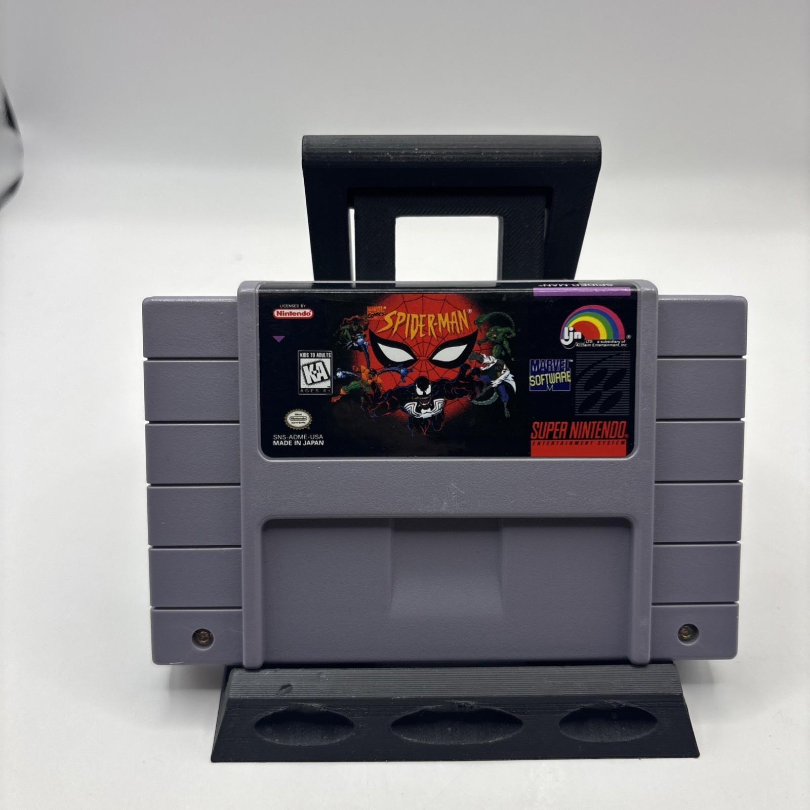 LJN Spider-Man Nintendo SNES NTSC-U/C (US/Canada) Video Game Cartridge