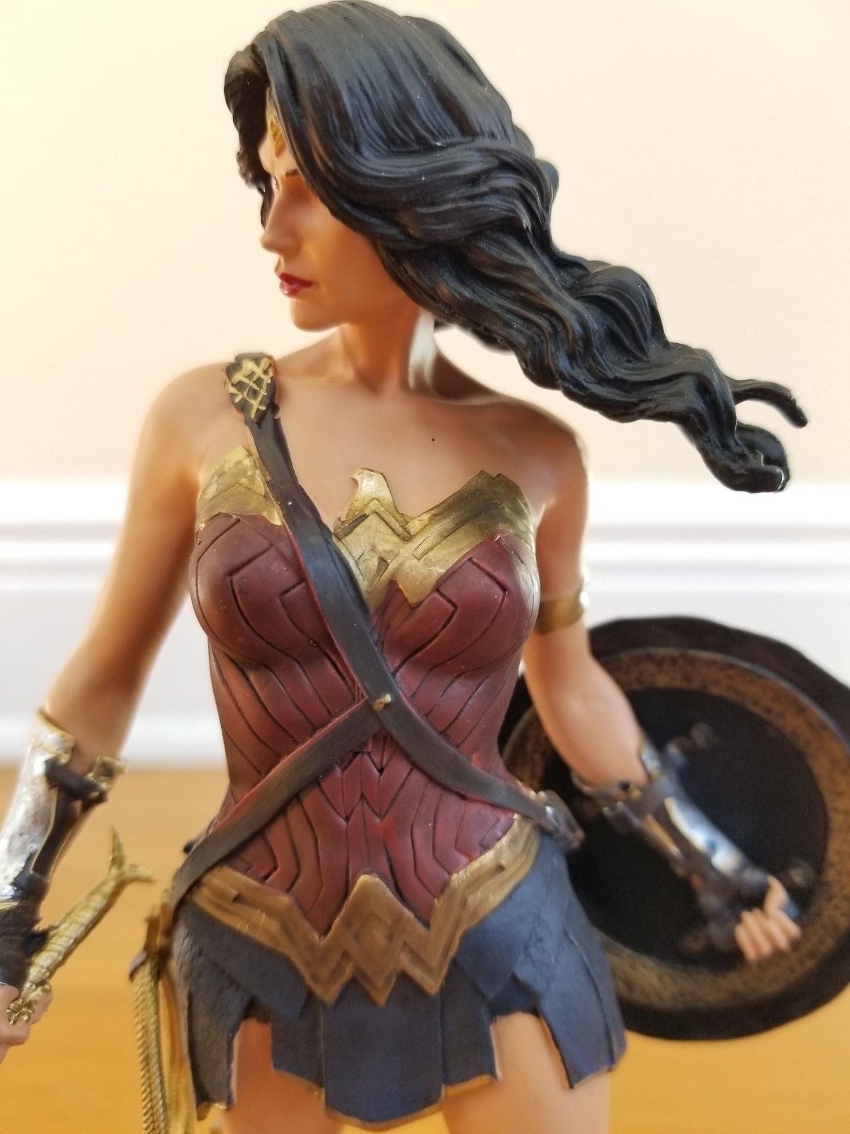 Icon Heroes: Wonder Woman Battle Ready 8″ Statue PBM Exclusive SUPERSALE