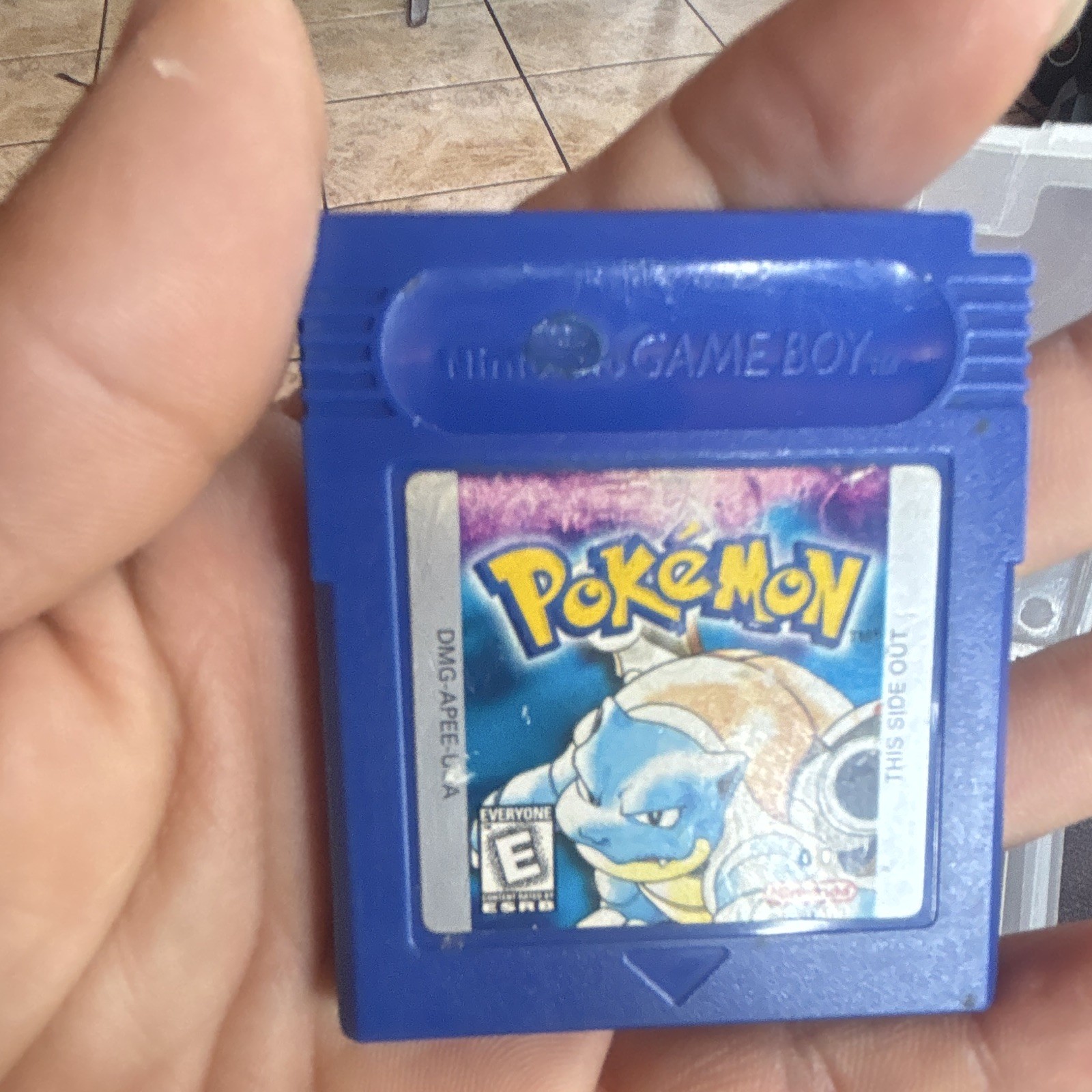 Pokémon Blue Version Nintendo Game Boy Cartridge – NTSC-U/C, E (Everyone)