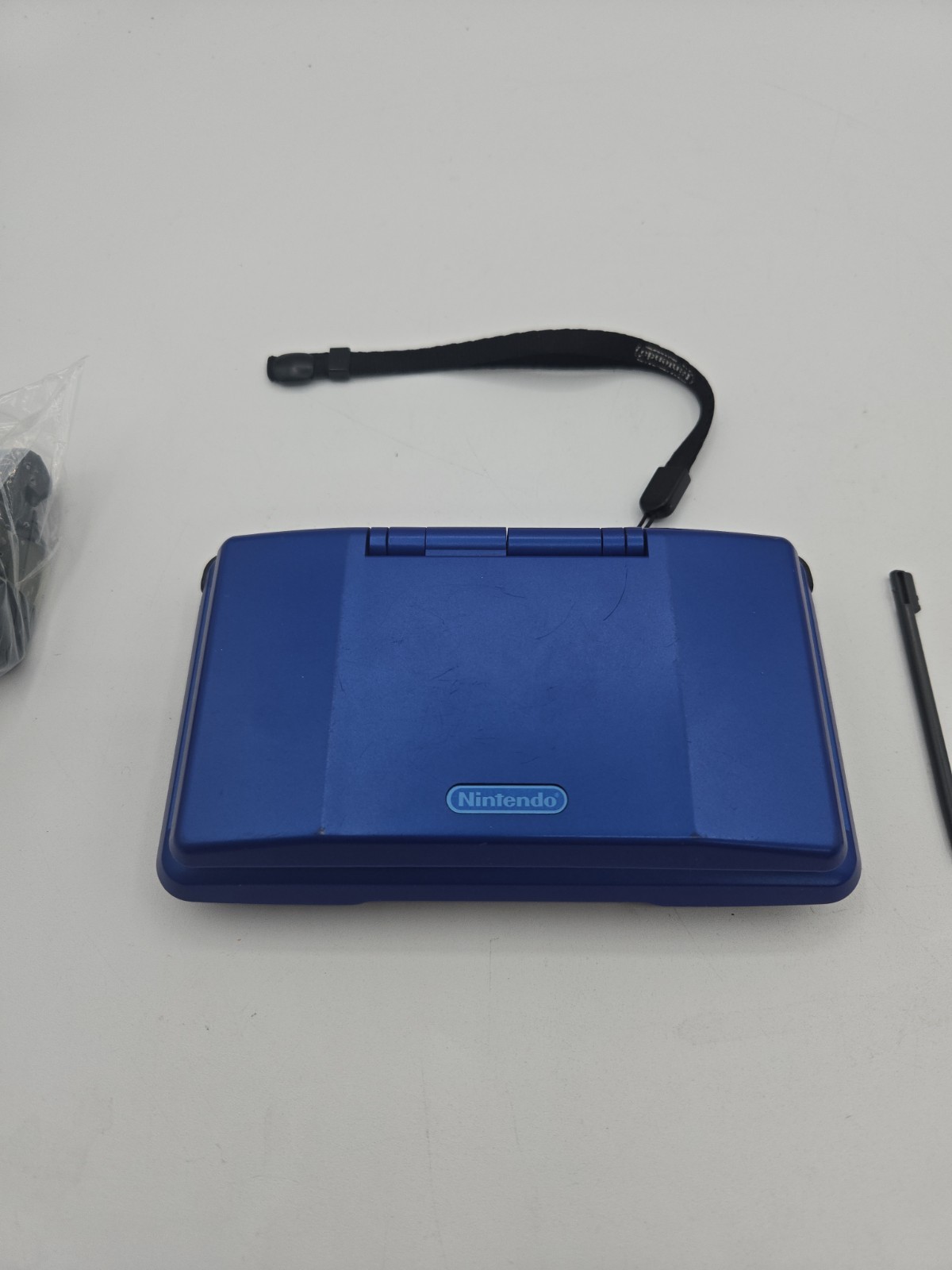 Nintendo DS Model NTR-001 Cobalt Blue Tested Working Console Charger Games Minty