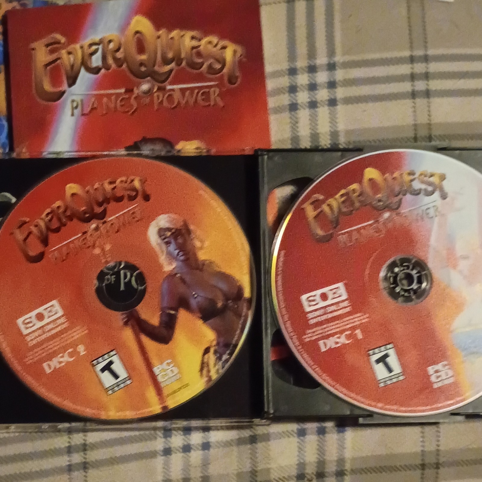 Sony Online EverQuest Omens of War & Planes of Power PC Fantasy MMORPG Lot