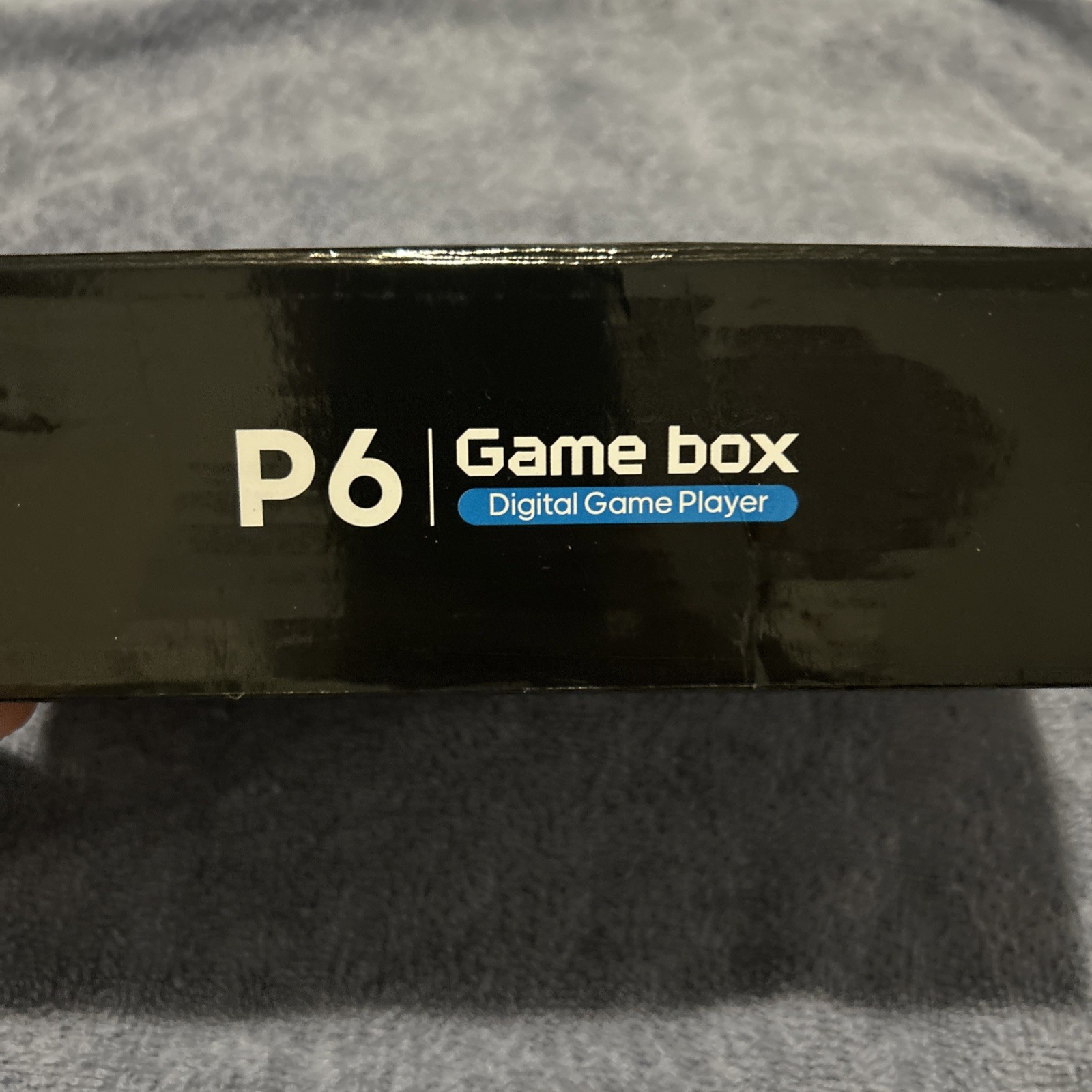 Controllerview P6 Handheld Game System, Built-in Games, USB-C, Black