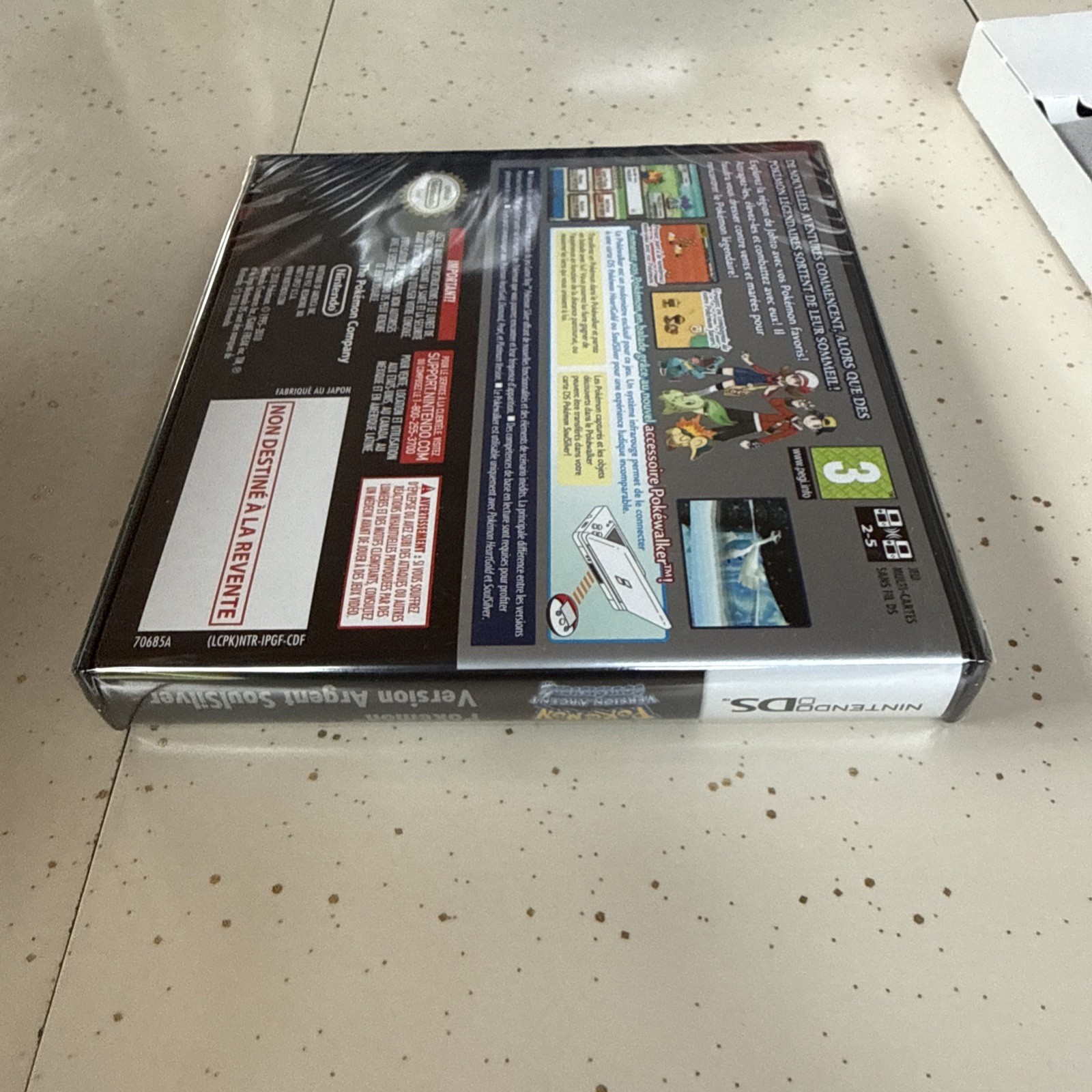 Pokemon Soul Silver FACTORY SEALED – Pokewalker Version -NINTENDO DS – PAL