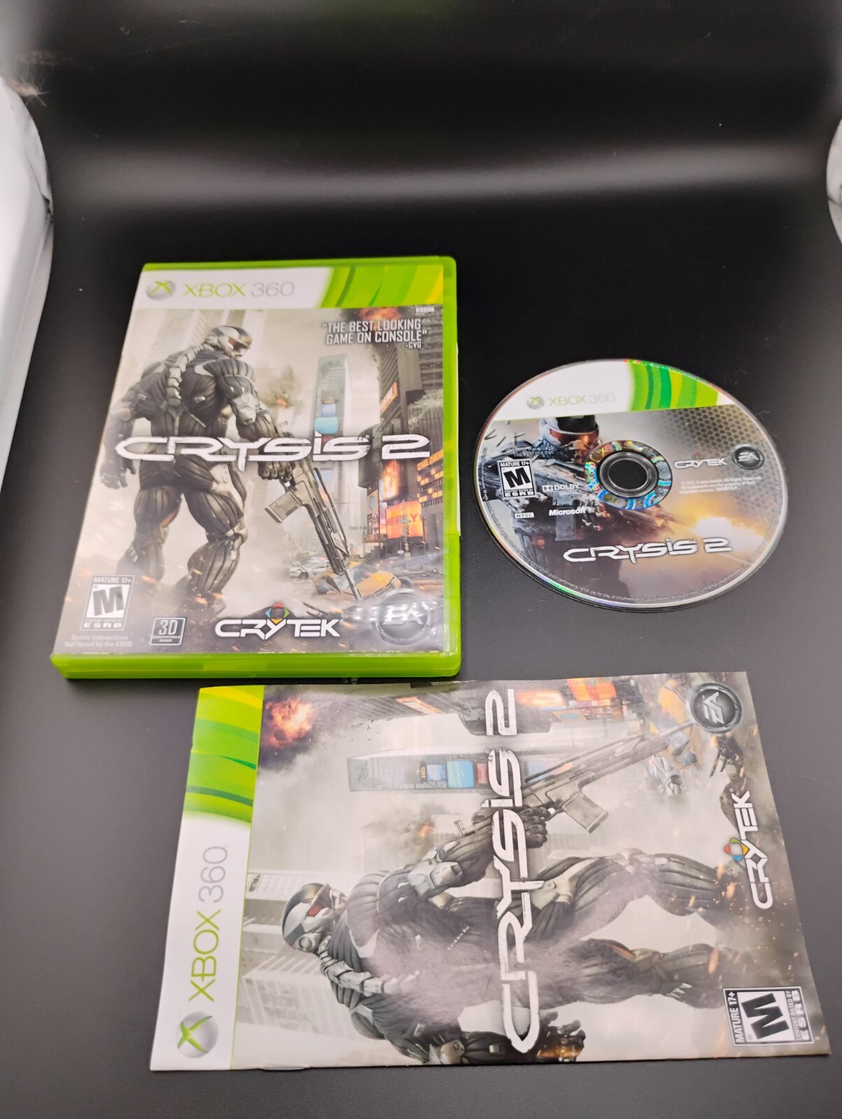 Crysis 2 for Microsoft XBOX 360 Complete Great Shape