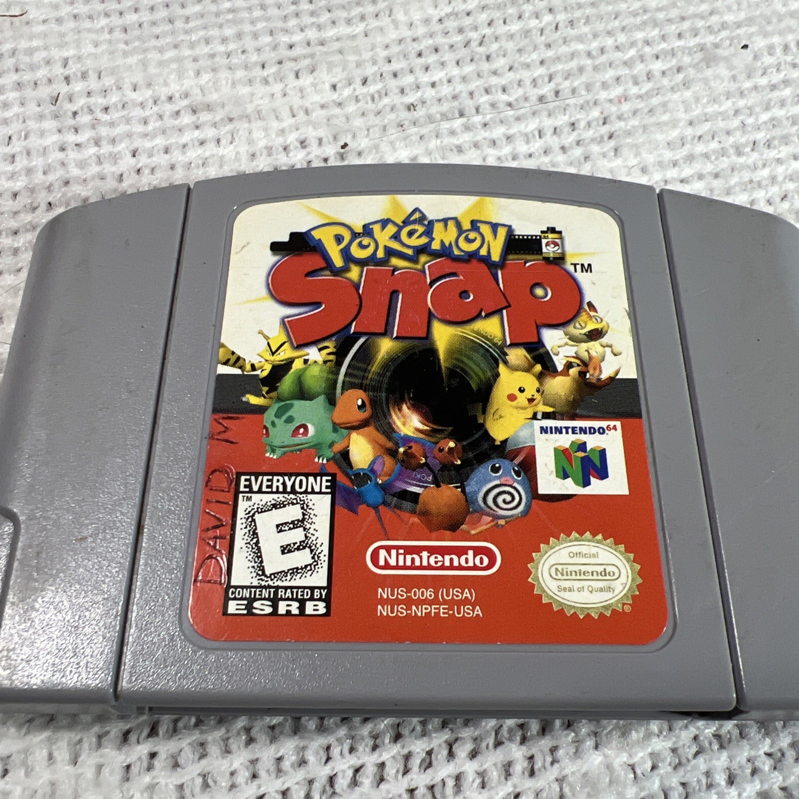 Nintendo Pokémon Snap Nintendo 64 N64 Game Pak Cartridge NTSC-U/C US/Canada