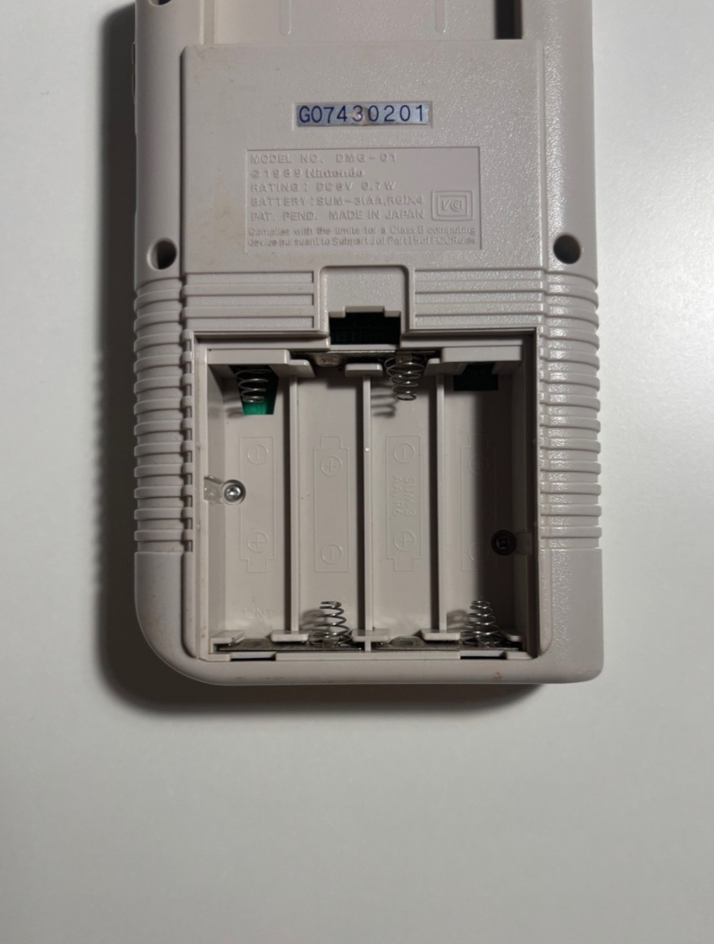 Nintendo Game Boy DMG 01 Original Gray Handheld Console Tested Works & Cleaned