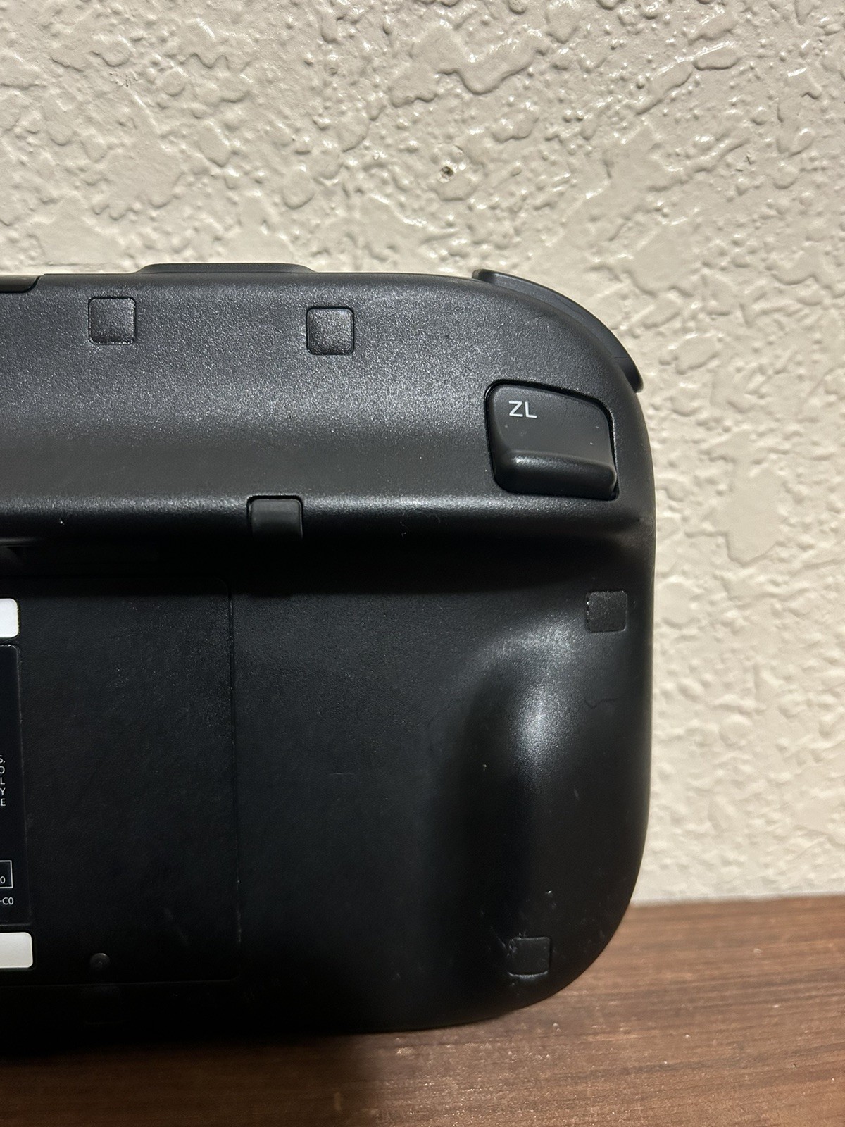 WII U GAMEPAD CONTROLLER BLACK with STYLUS WUP-010 GAMEPAD- TESTED WORKING