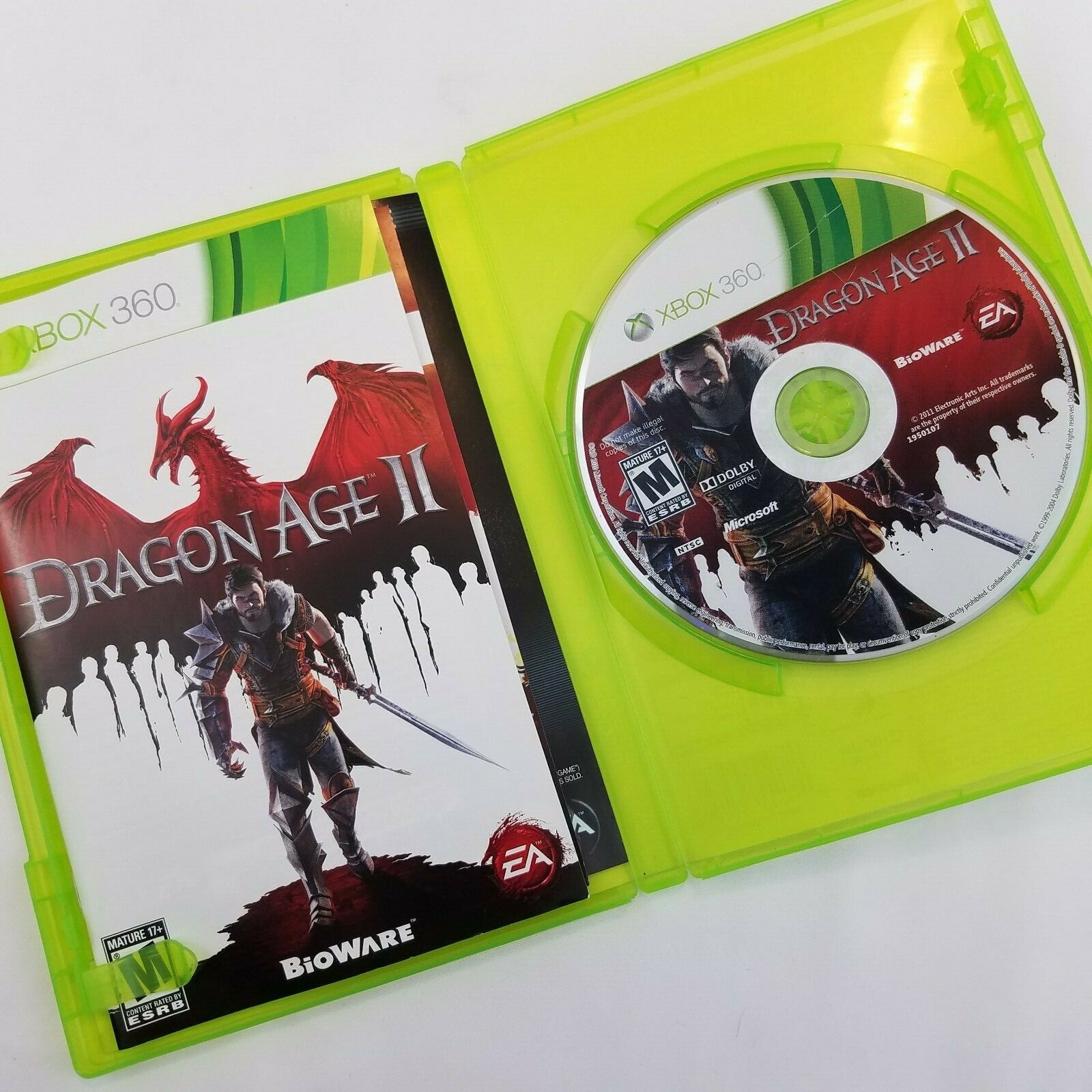 Dragon Age II (Microsoft Xbox 360 2011) Complete