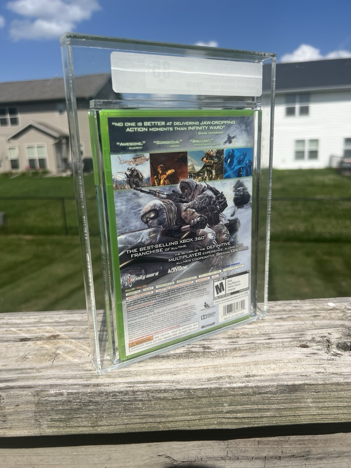 Call of Duty: Modern Warfare 2 Graded VGA 85+ Stimulus Package Rare