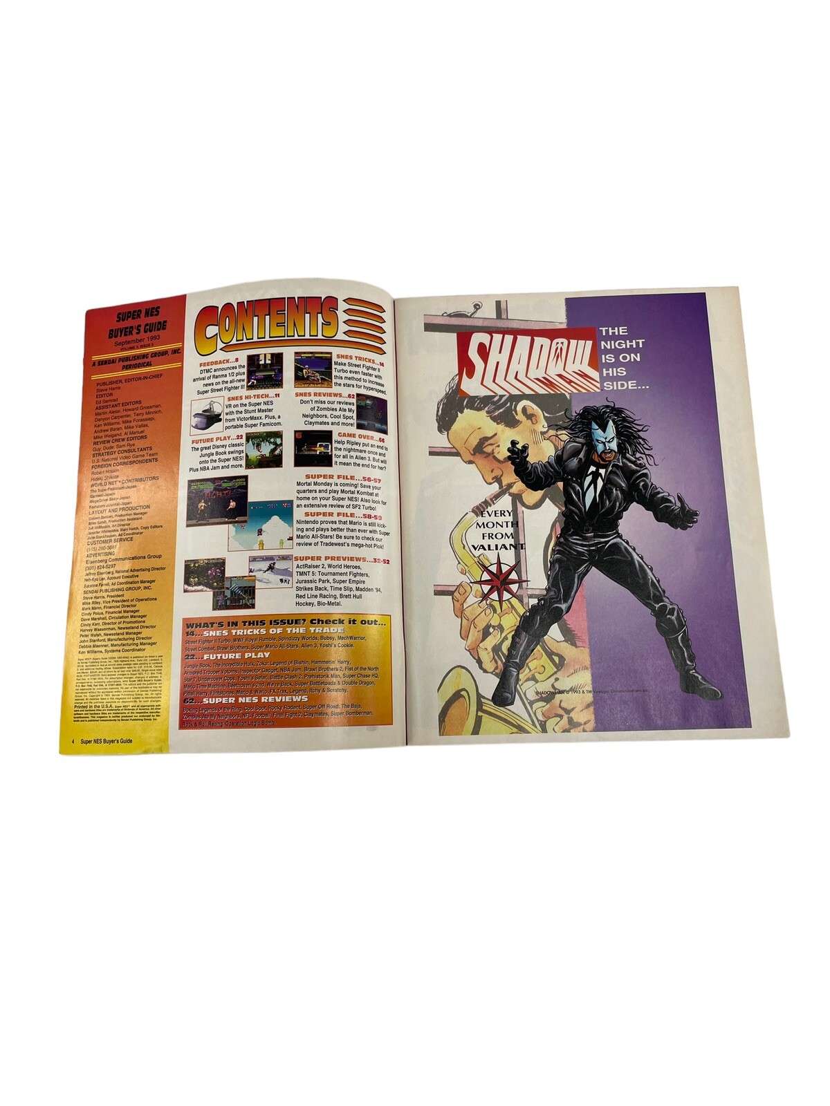 Super NES Buyer’s Guide Magazine Volume 3 Number 5 Jurassic Park/Mortal Combat