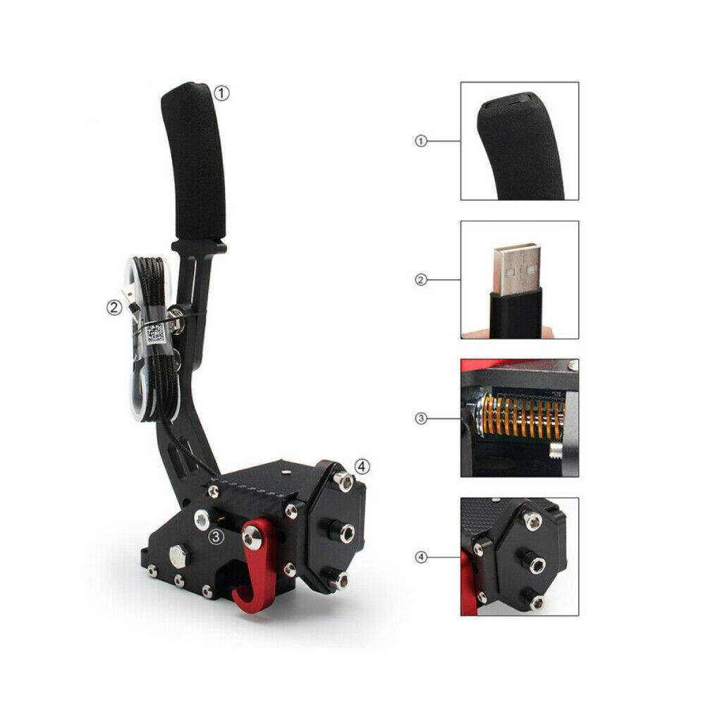 PC USB Handbrake for Racing Games G920/T500/G27/G29 64Bit SIM FANATECOSW