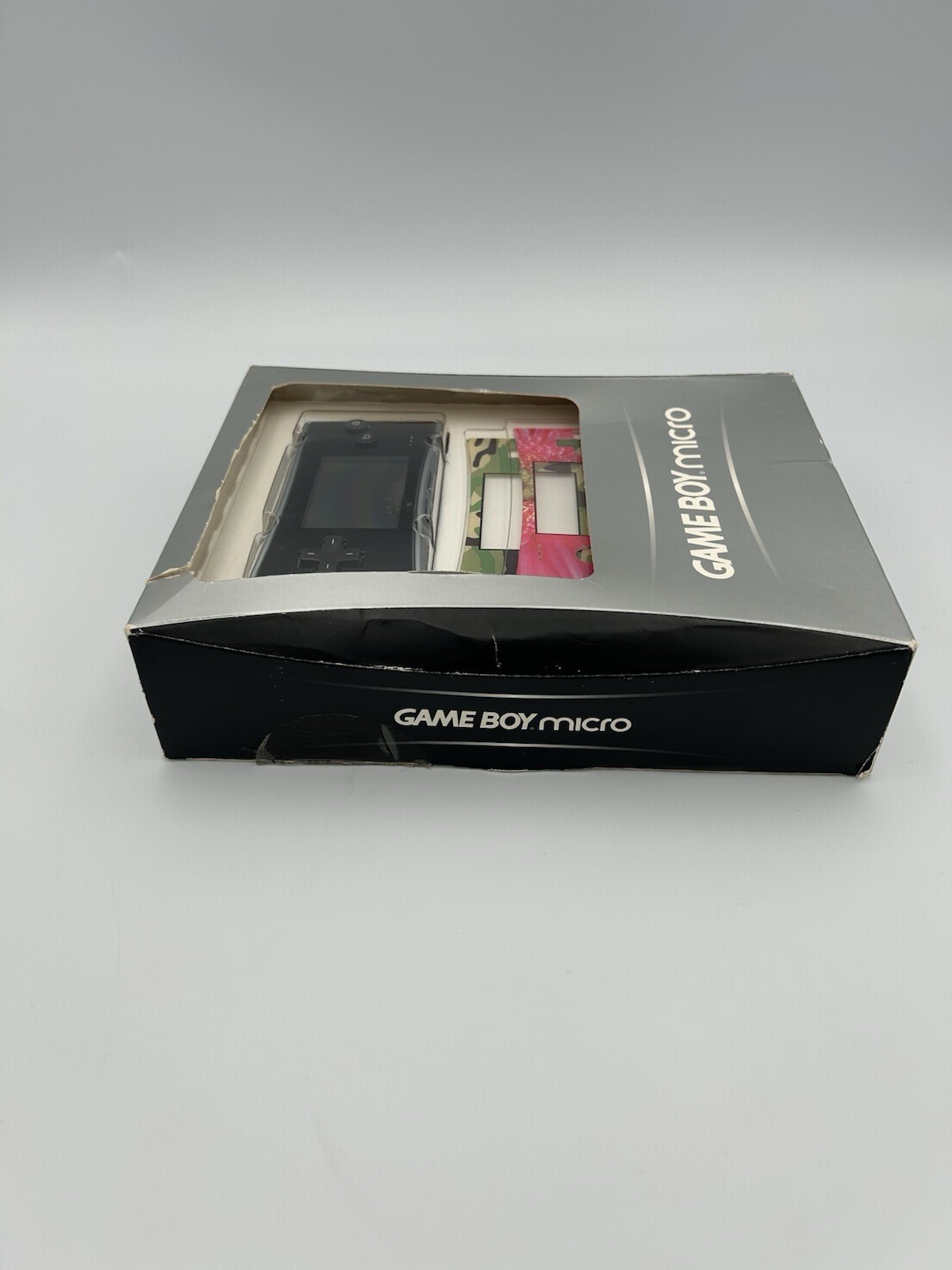 Gameboy Micro CIB – With Inserts Charger And Faceplates – Tested And Working VGC
