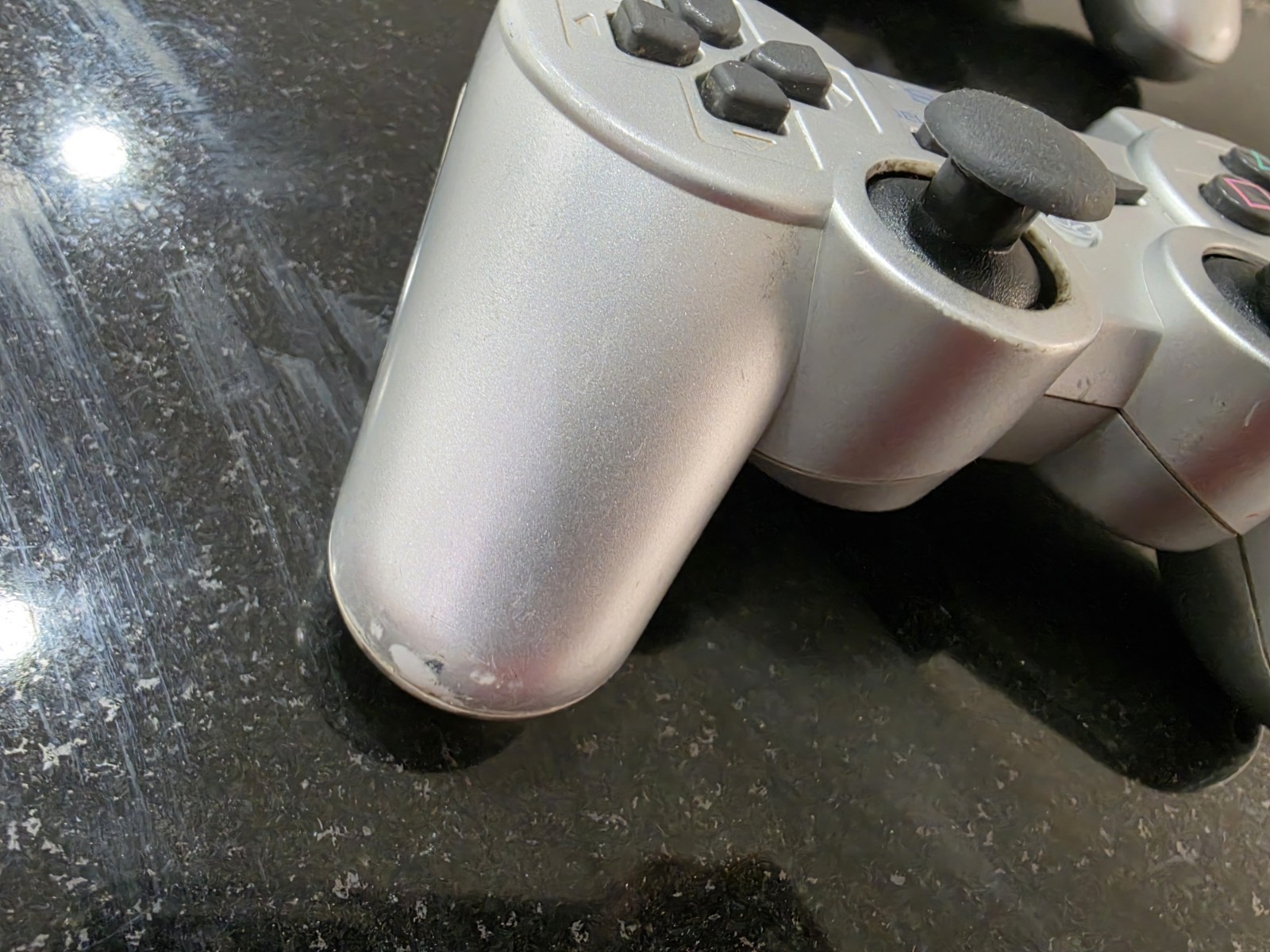 Official Sony PlayStation 3 PS3 Silver DualShock 3 Wireless Controller Read
