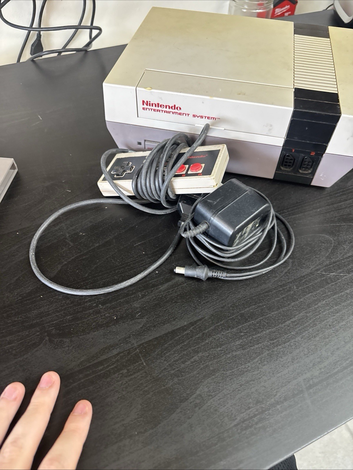 Nintendo NES-001 1985 Original Console System with Games Untested