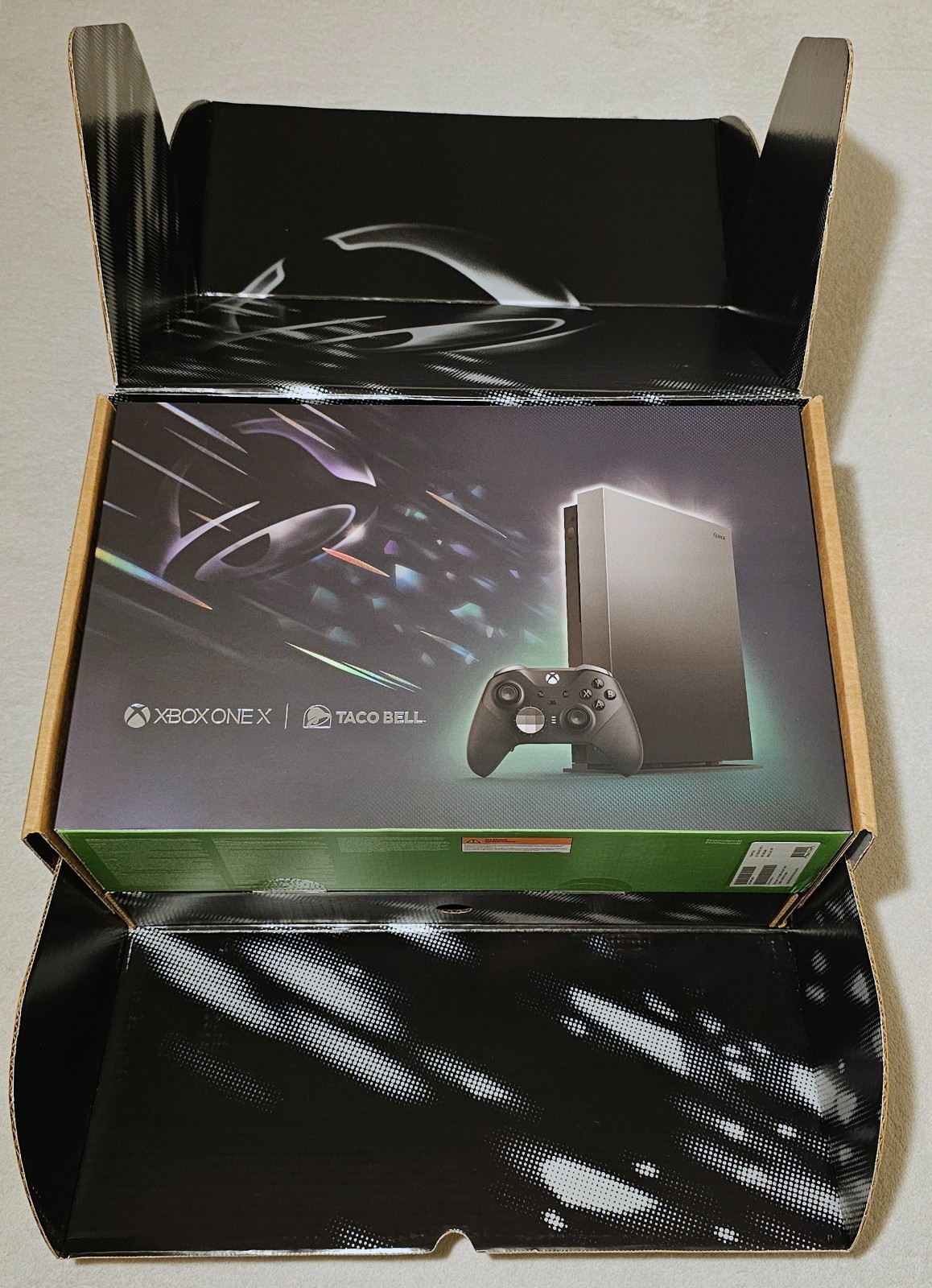 Microsoft Xbox One X Taco Bell Eclipse Limited Edition Promo – Brand New Sealed
