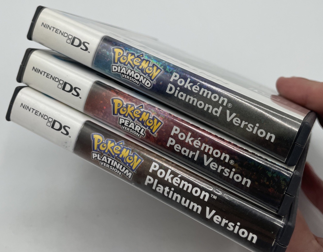 Pokémon Diamond + Pearl + Platinum Nintendo DS Authentic Lot 100% Complete CIB