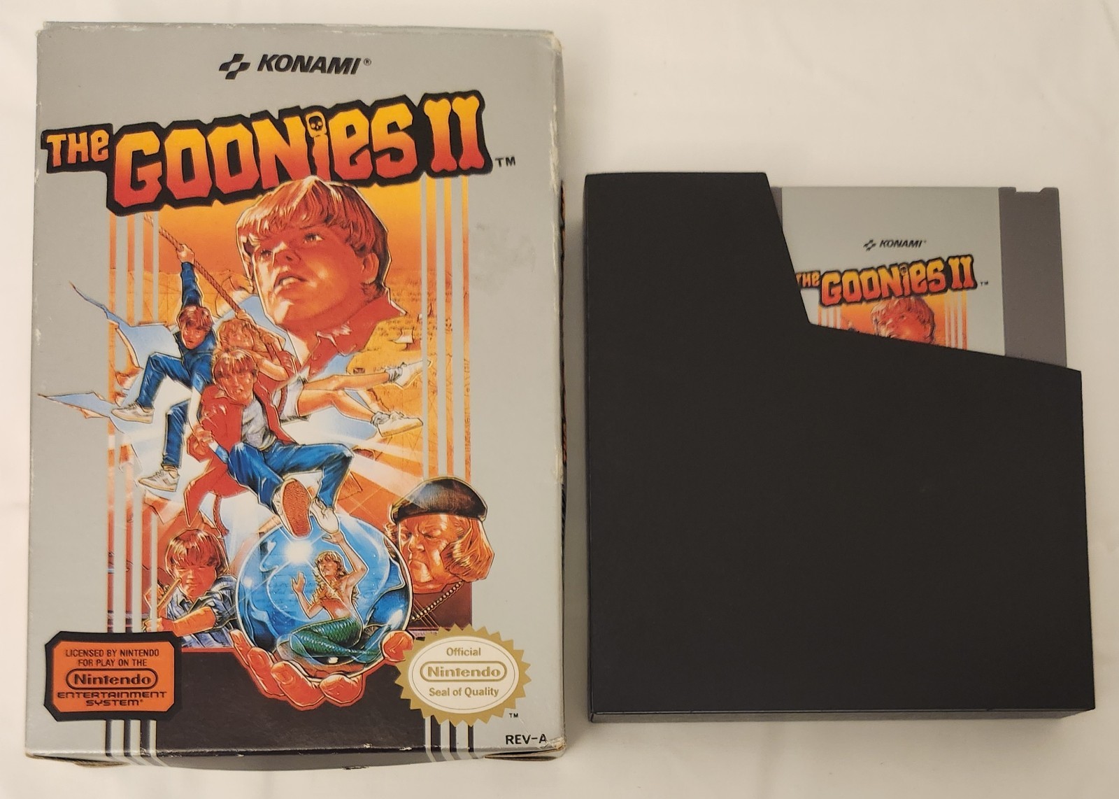 THE GOONIES 2 (1987) NES NINTENDO GAME CIB IN GREAT CONDITION