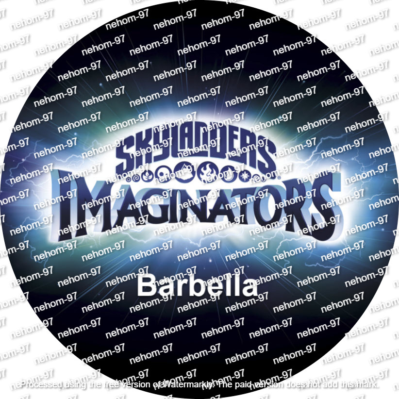 Skylanders Imaginators Barbella NFC Tag WITH IMAGES FREE SHIPPING