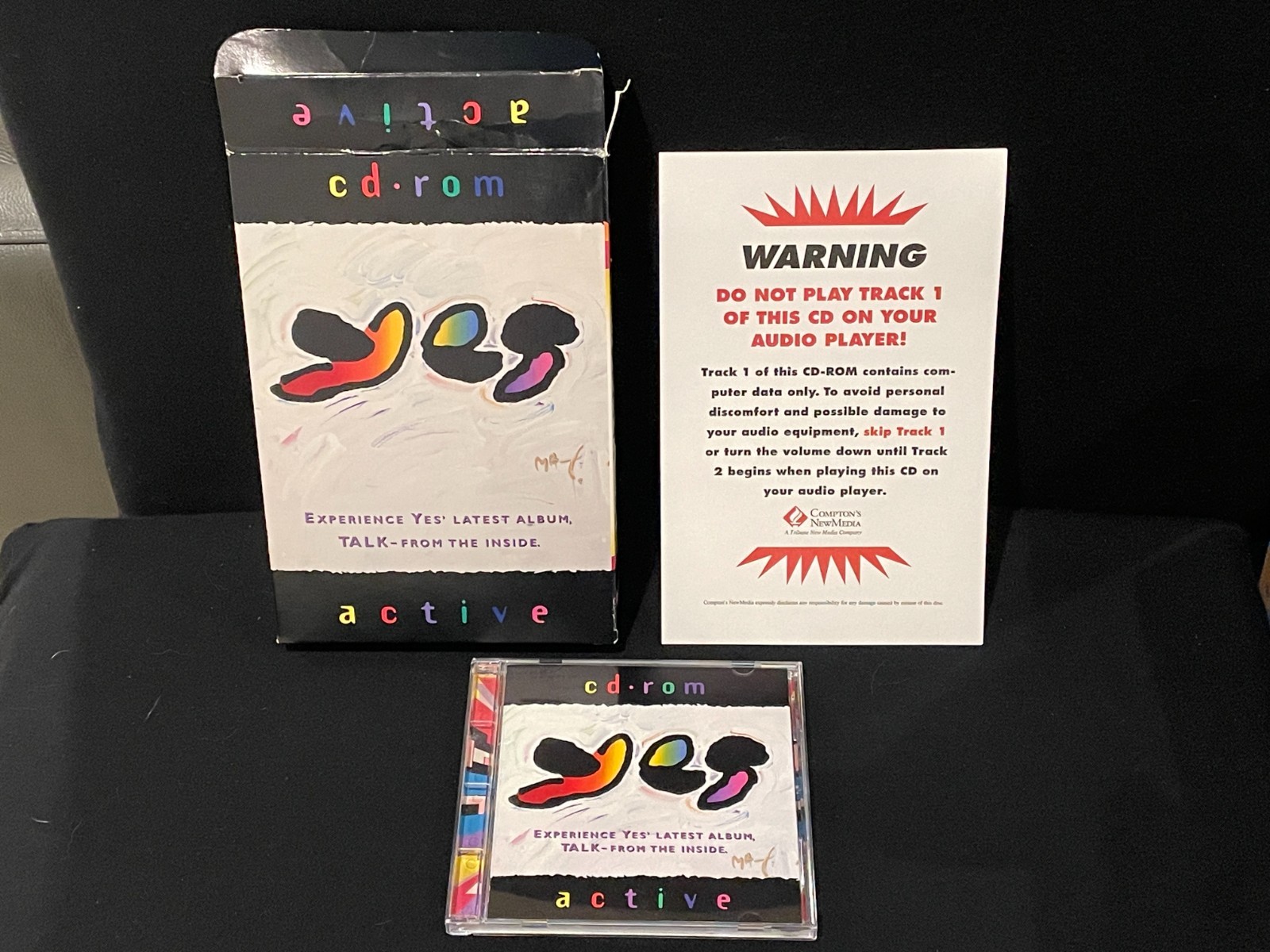 YES Talk Album, CD-ROM, W/ Demos, Alt Versions, Lyrics, Computer, Car or Home