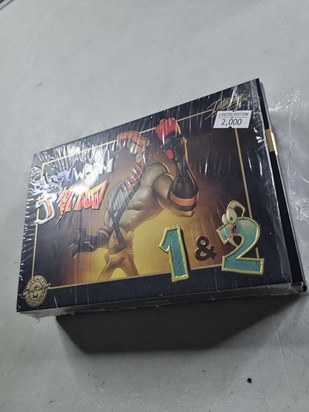 Earthworm Jim 1 & 2 iam8bit Limited Edition NEW OPEN BOX