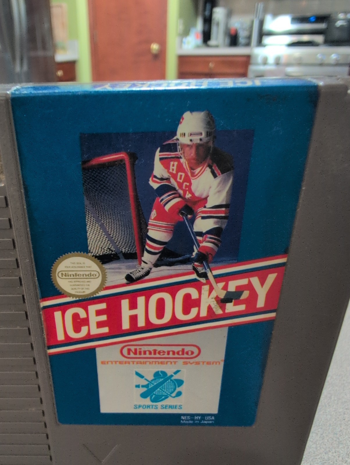 Nintendo Entertainment System NES Ice Hockey Tested Combine Ship
