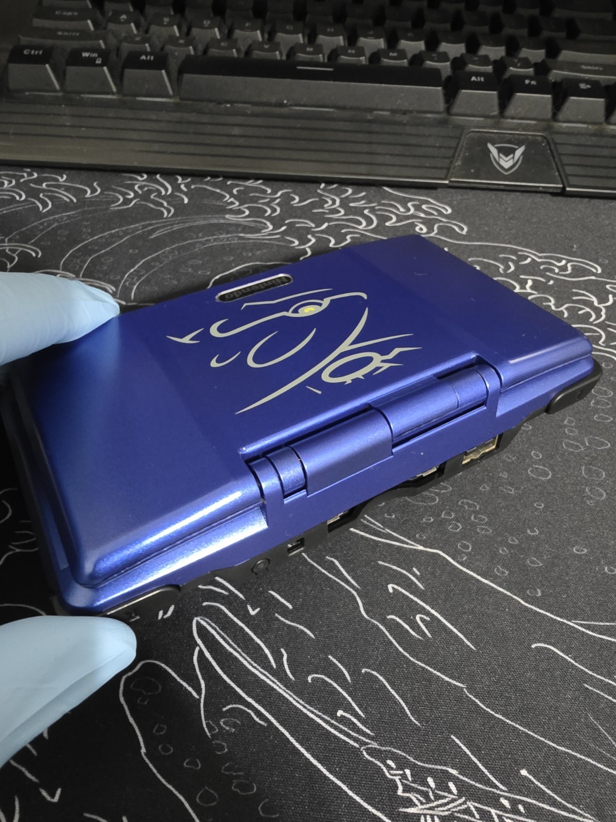 Nintendo DS NTR-001 Blue Handheld System Touchscreen 2004(read Description)