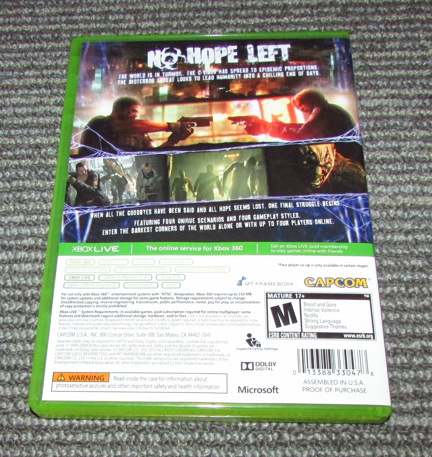 Resident Evil 6 for Xbox 360 Fast Free Shipping!