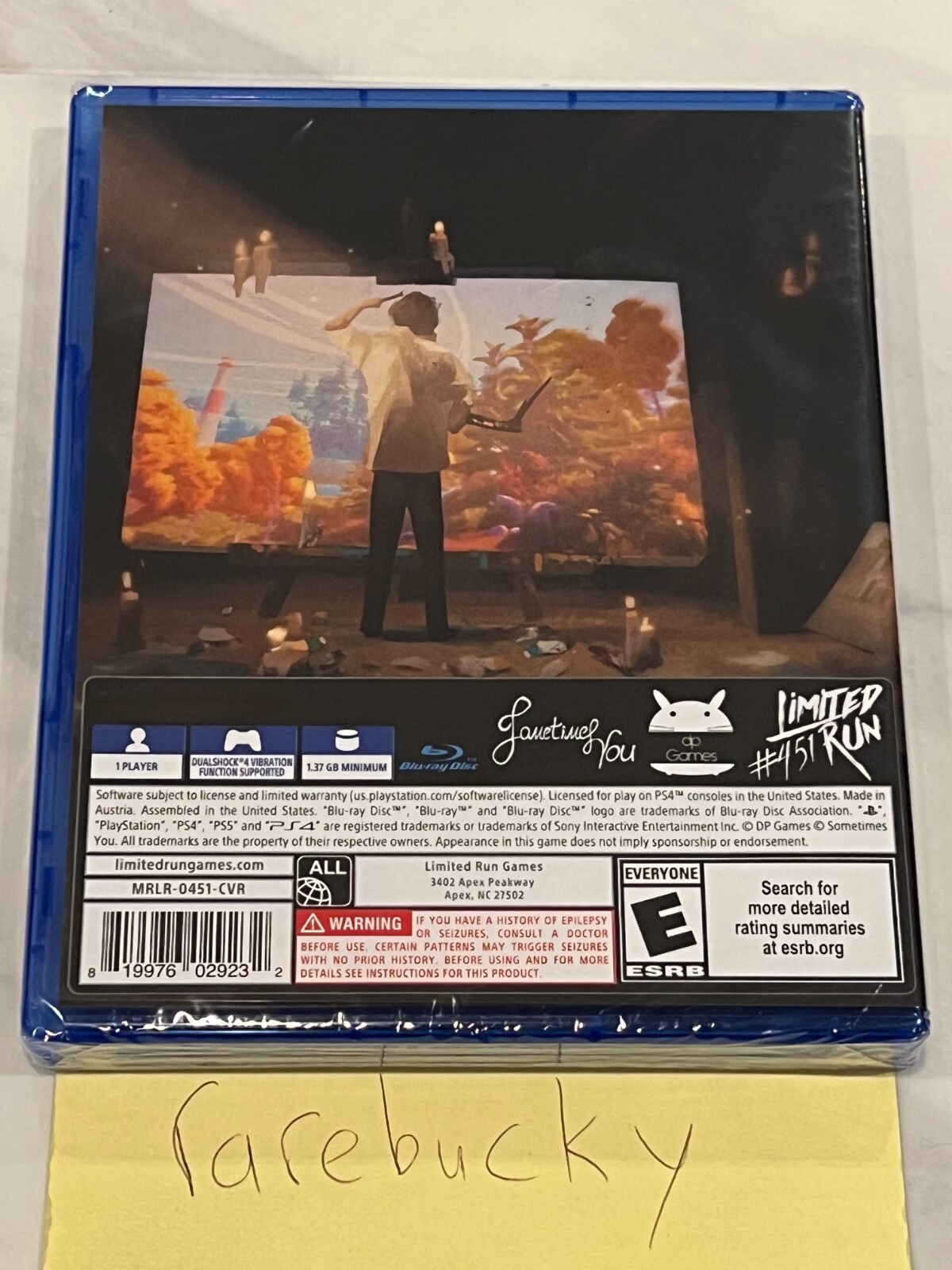 Summertime Madness (PS4 Playstation 4) NEW SEALED MINT W/CARD, RARE LRG!