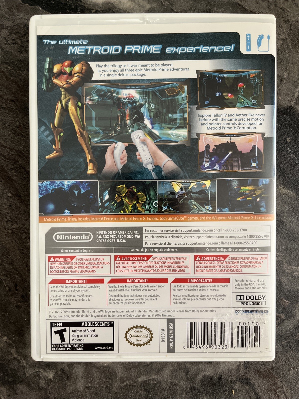 Nintendo Metroid Prime Trilogy Complete Manual Included Nintendo Wii 2009