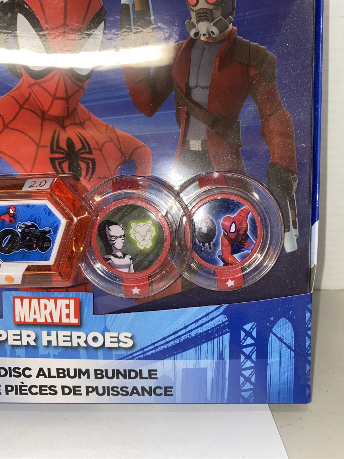 Disney Infinity 2.0 Marvel Super Hero Power Disc Album Bundle + 5 Discs