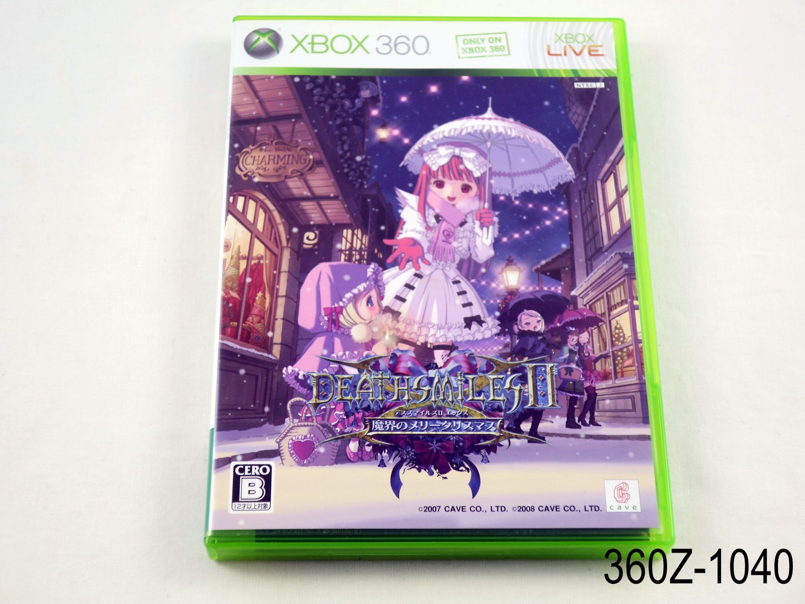 Deathsmiles II X Xbox 360 Japanese Import Death Smiles 2 IIX Rgncok JP US Seller